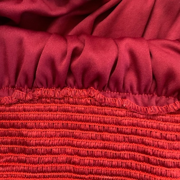 Purple Snow Red Spaghetti strap Romper size Small - Picture 14 of 15